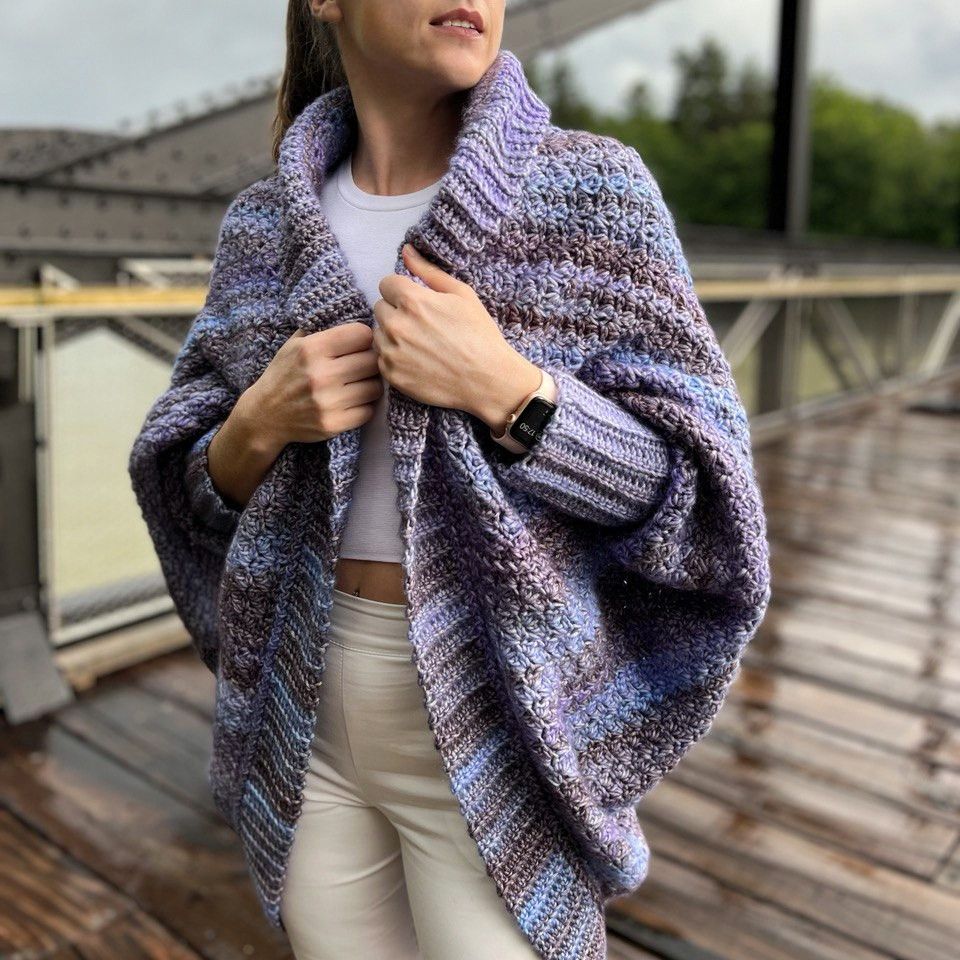 Viola - Cocoon Cardigan – virkningsmönster för dam | Hobbii – Hobbii