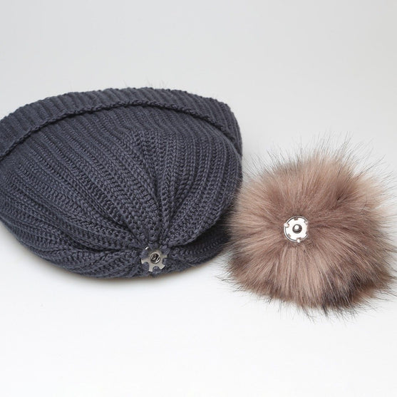 Pom pom - brun - Go Handmade
2