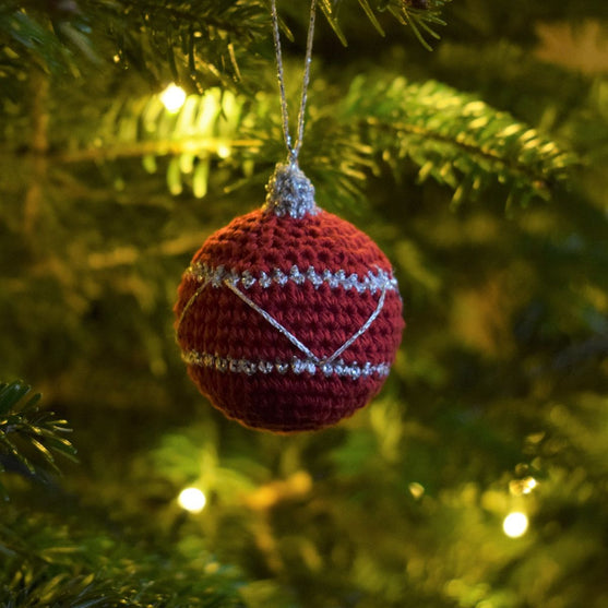 Hæklede julekugler
3