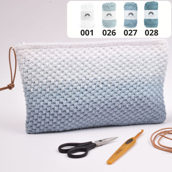 Virkad sminkväska - ton i ton
5