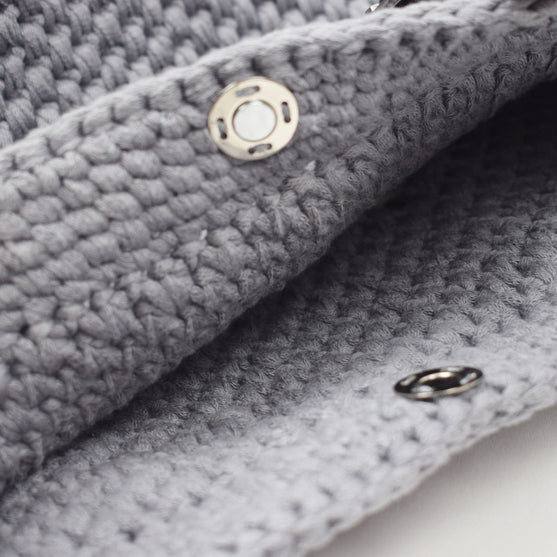 Ribbon Shopper med läderbotten - Liten
4