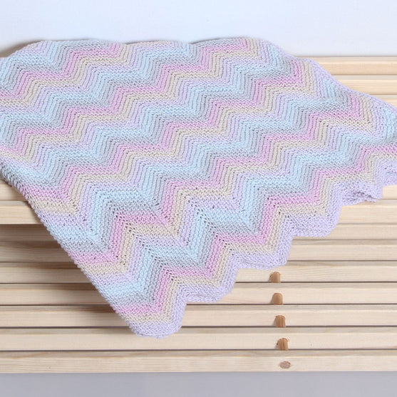 Zigzag babyfilt
3