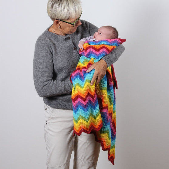 Super Rainbow Swaddle Blanket
2