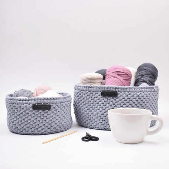 Ribbon Korgar med rund läderbotten – Klassiska
4
