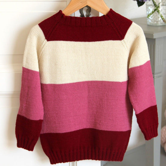 Stripe Raglan Sweater - Women
2