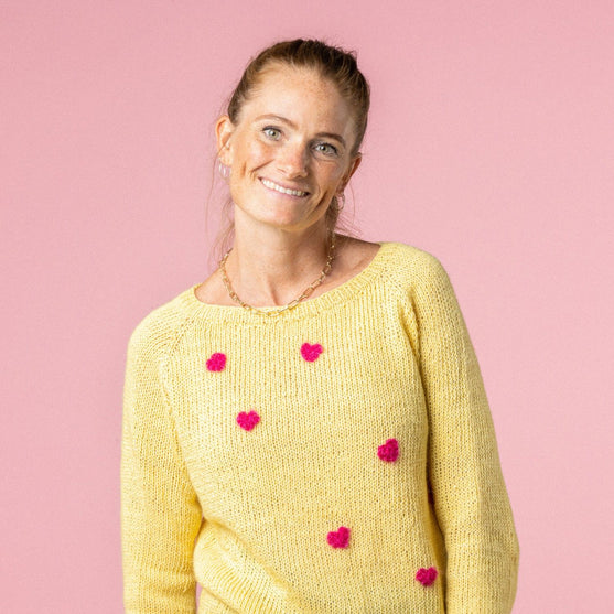 Pink heart - Tröja - Pink Collection
2