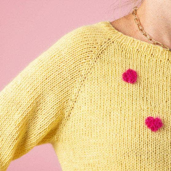 Pink heart - Tröja - Pink Collection
4