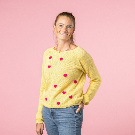 Pink heart - Tröja - Pink Collection
7