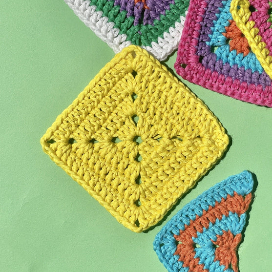 Hobbii Granny Square - Solid (Farmorsruta)
4