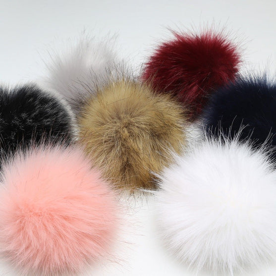 Pom pom - Mörkgrå - Go Handmade
4