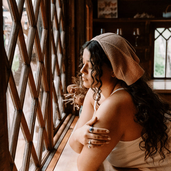 Wheel Window - Bandana with Ties
6