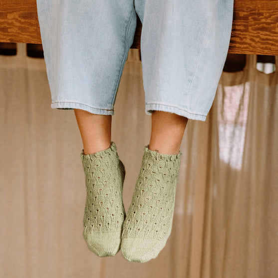 Rosmarino - Ankelsockor med hålmönster
5