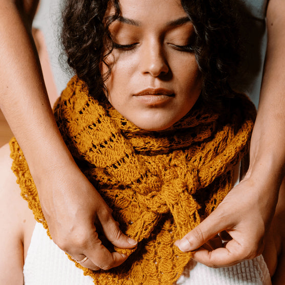 Grisaille - Triangular Lace Shawl
7