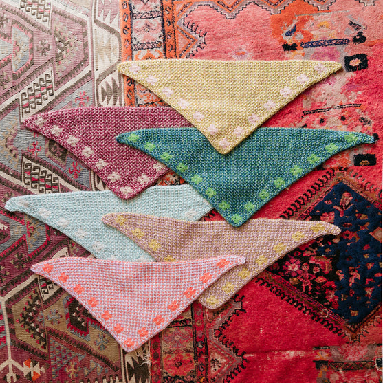 Pressed Flowers Kerchief - Mosaik Bandana
2