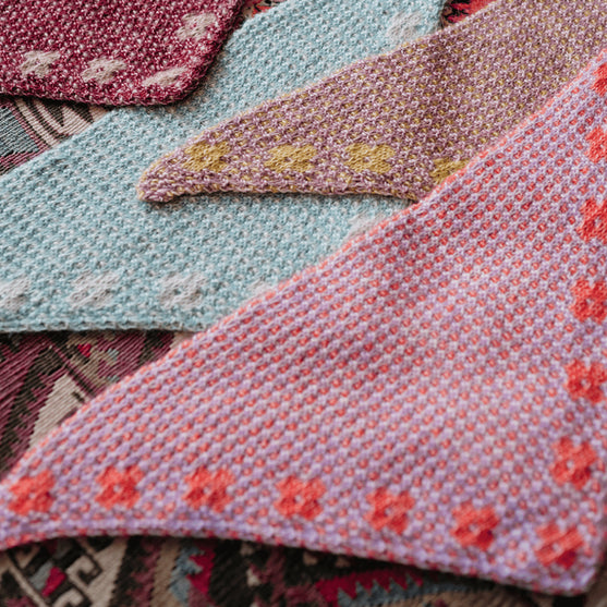Pressed Flowers Kerchief - Mosaik Bandana
3