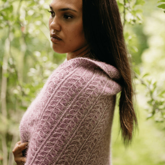 Muse Shawl - Trekantssjal med struktur
7