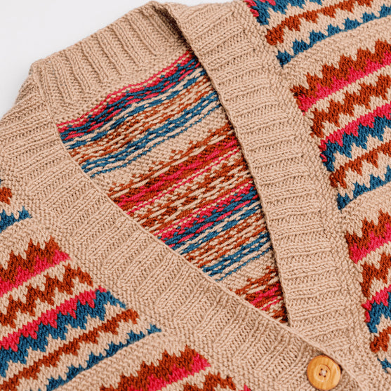 Ottolie - Chevron Cardigan with Pockets
8