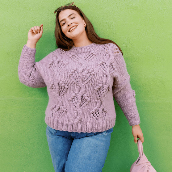 Apotheosis - Tröja med flätor och bubblor
3