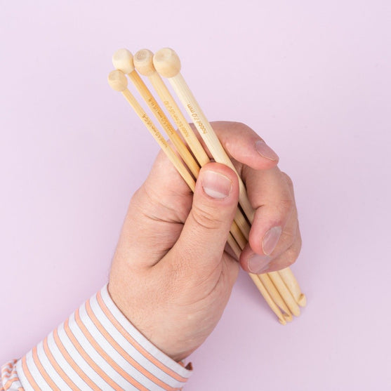 Tunisisk virknål i bambu - 25 cm - Hobbii
2