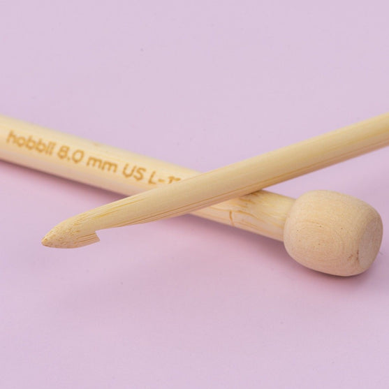 Tunisisk virknål i bambu - 25 cm - Hobbii
4