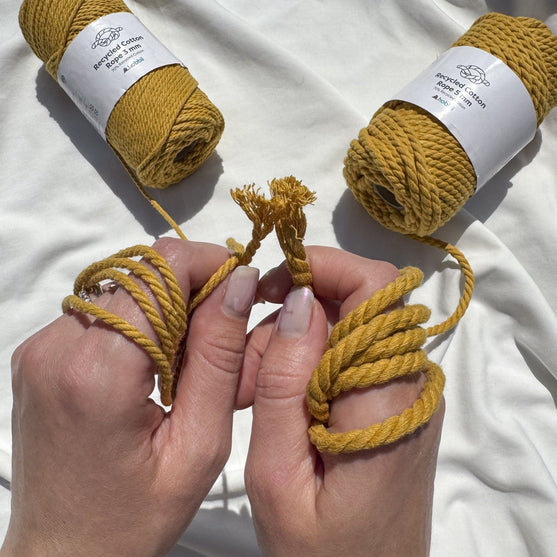 Recycled Cotton Rope (3 mm - 0.11 in) - Hobbii
6