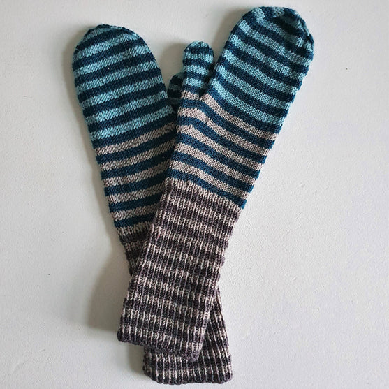 Stribede Luffer - Mittens
3