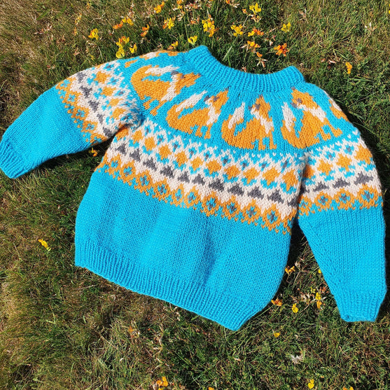 Happy Fox - Children’s sweater
6