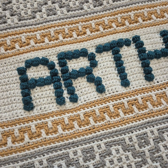 Lullaby Name Mosaic - Personlig babyfilt
6