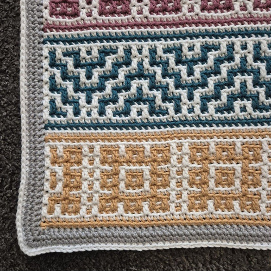 Lullaby Name Mosaic - Personlig babyfilt
7