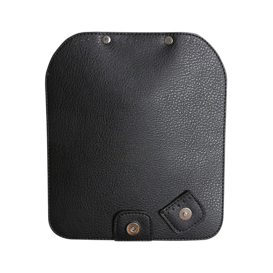 Flapp lock m/Magnetisk Knapp - Black/Silver - Go Handmade
4
