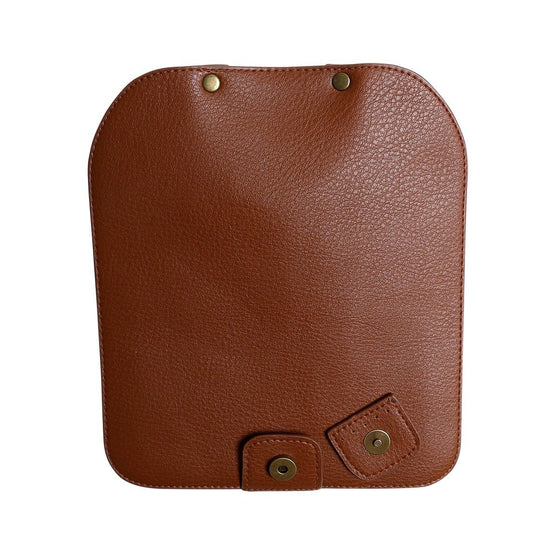 Flapp lock m/Magnetisk Knapp - Brun/Brons - Go Handmade
6