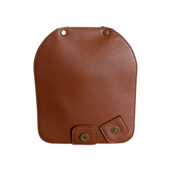Flapp lock m/Magnetisk Knapp - Brun/Brons - Go Handmade
5