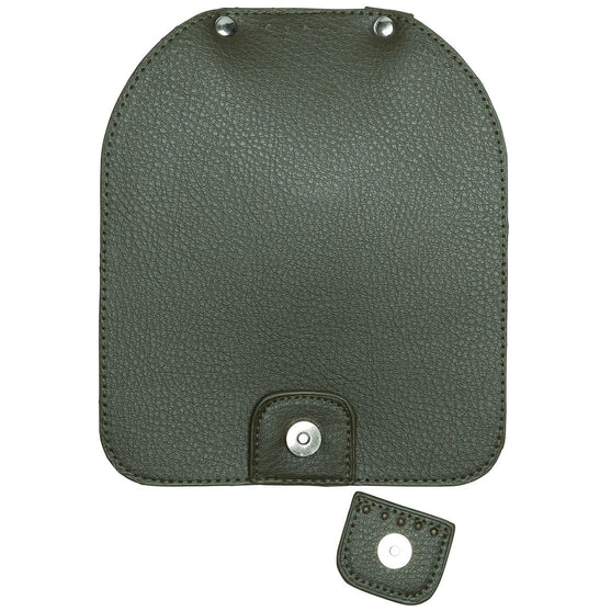 Flapp lock m/Magnetisk Knapp - Green/Silver - Go Handmade
2