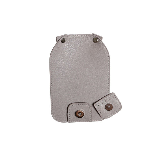 Flapp lock m/Magnetisk Knapp - Beige/Silver - Go Handmade
4