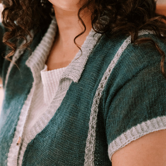 Diaphane Top - Knäppt topp
8