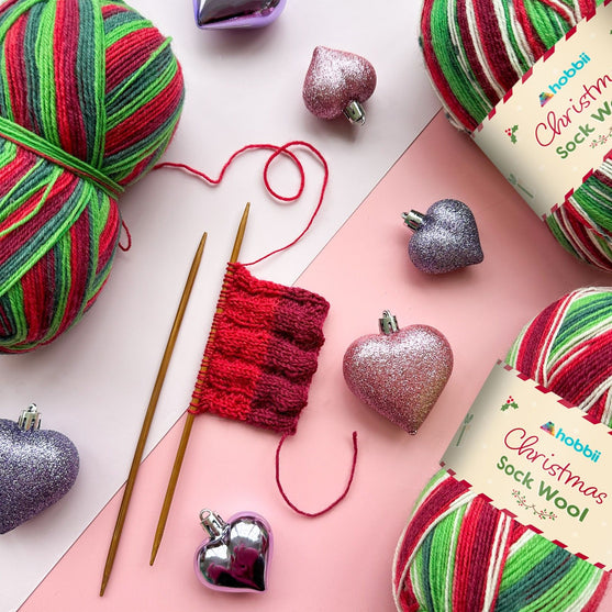 Christmas Sock Wool (Begränsad utgåva) - Hobbii
6
