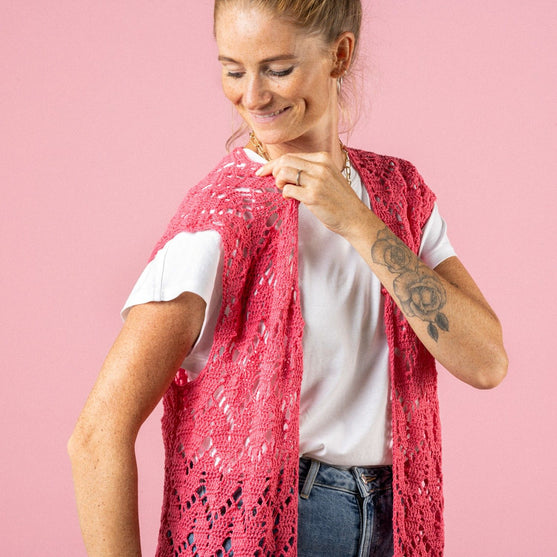 Leaf Me On - Väst - Pink Collection
3