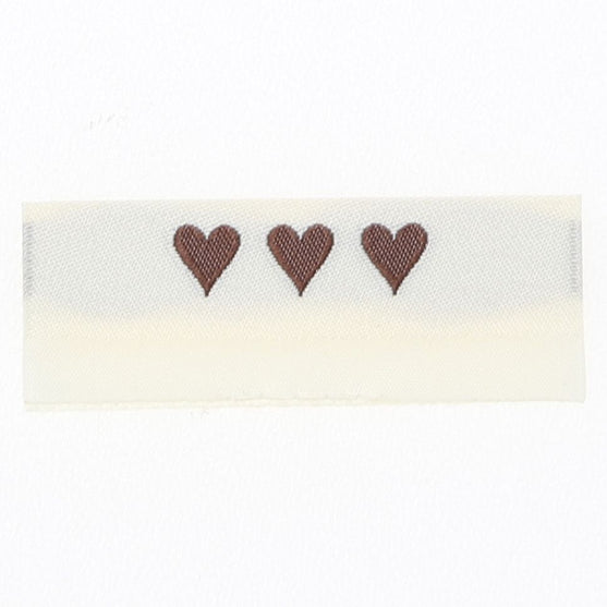 10 Labels - Made by Farmor - 5 cm - Sandfärgad - Go Handmade
6
