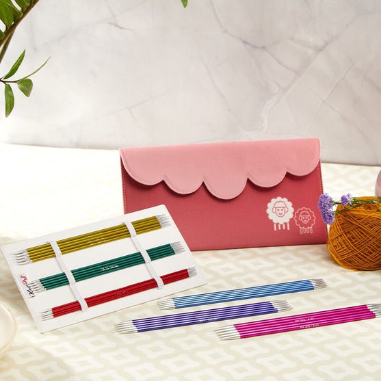 Zing set med strumpstickor - 20 cm - KnitPro
2