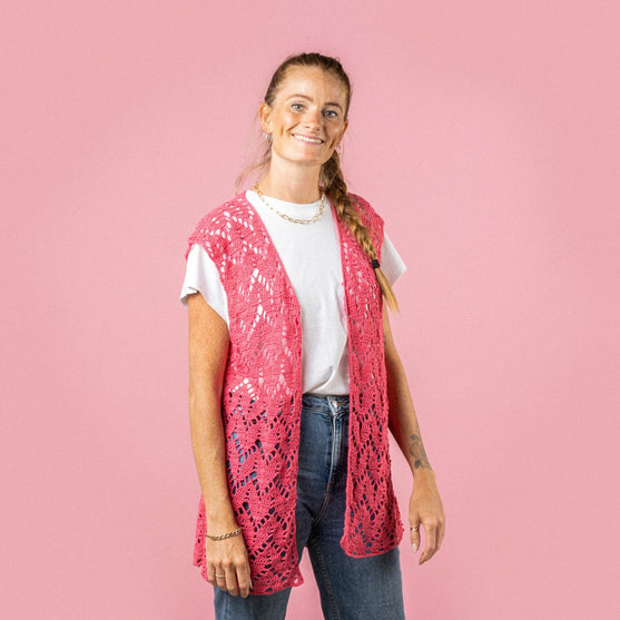 Leaf Me On - Väst - Pink Collection
4