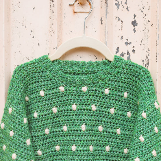 Cotton Candy Dot - Children’s Sweater
3