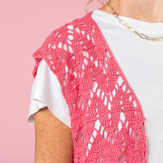 Leaf Me On - Väst - Pink Collection
7