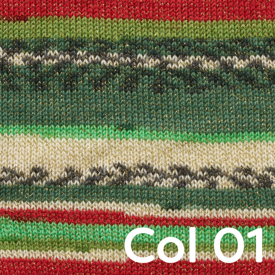 Christmas Sock Wool Glitter (Begränsad utgåva) - Hobbii
2