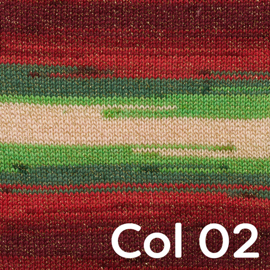 Christmas Sock Wool Glitter (Begränsad utgåva) - Hobbii
3