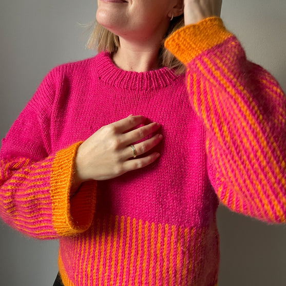 Easy Colour Mix Sweater - Tröja
2