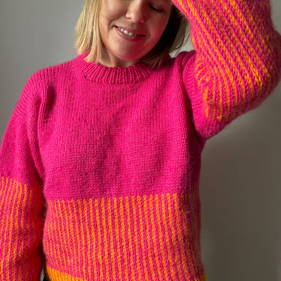 Easy Colour Mix Sweater - Tröja
4
