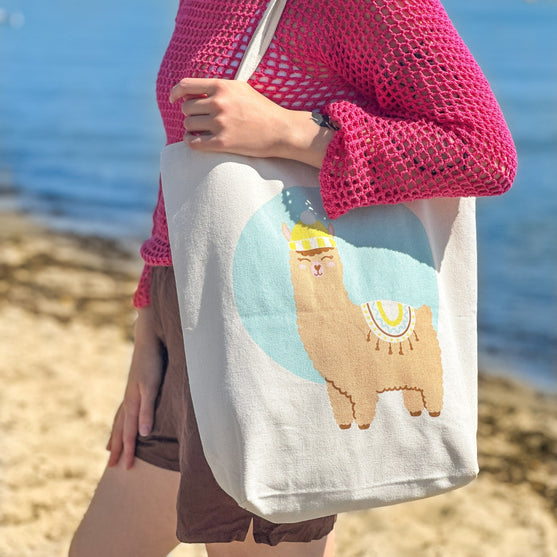 Shopper i canvas - Alpaca - Hobbii
2