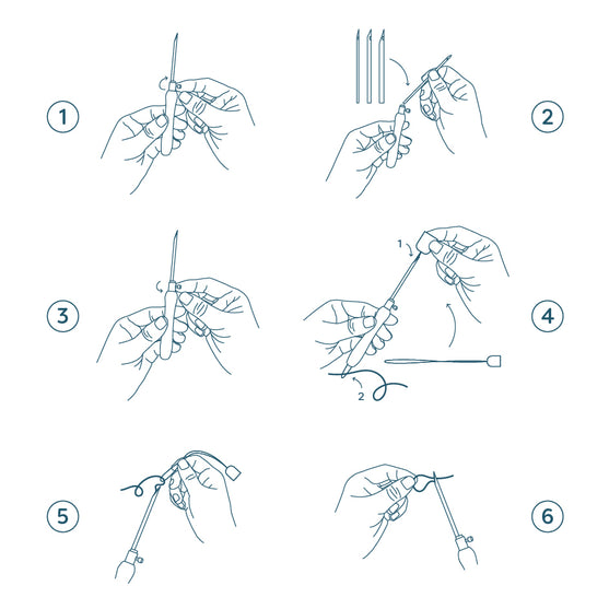 Utbytbart Punch Needle Set - Hobbii
7