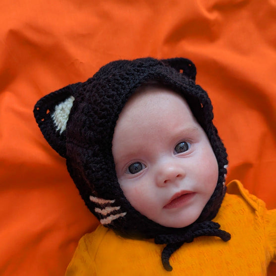 Baby Boo Bonnets - Halloween mösstrio
6