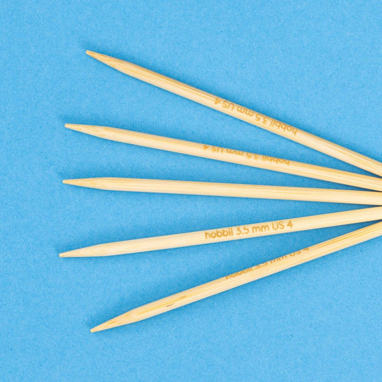 Bamboo Strumpstickor - 10 cm - Hobbii
4